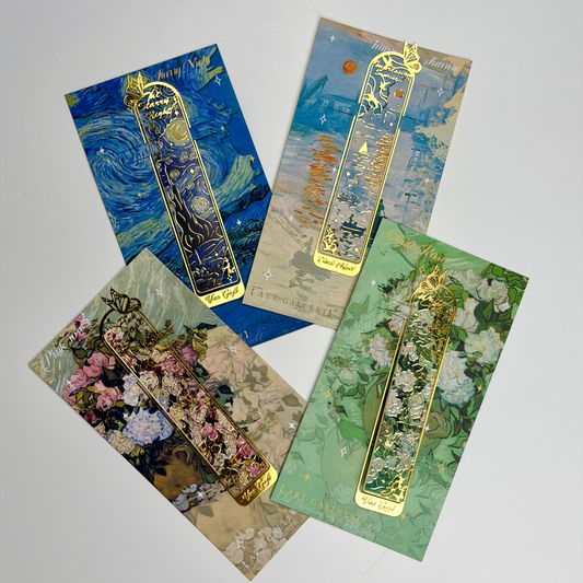 Art-Inspired Metal Bookmarks