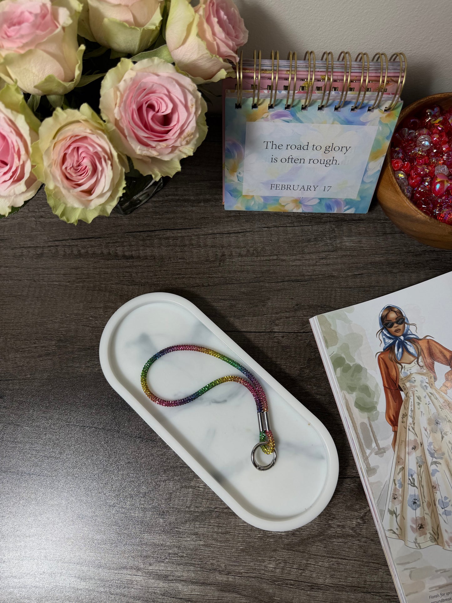 Rhinestone Phone Wrist Strap